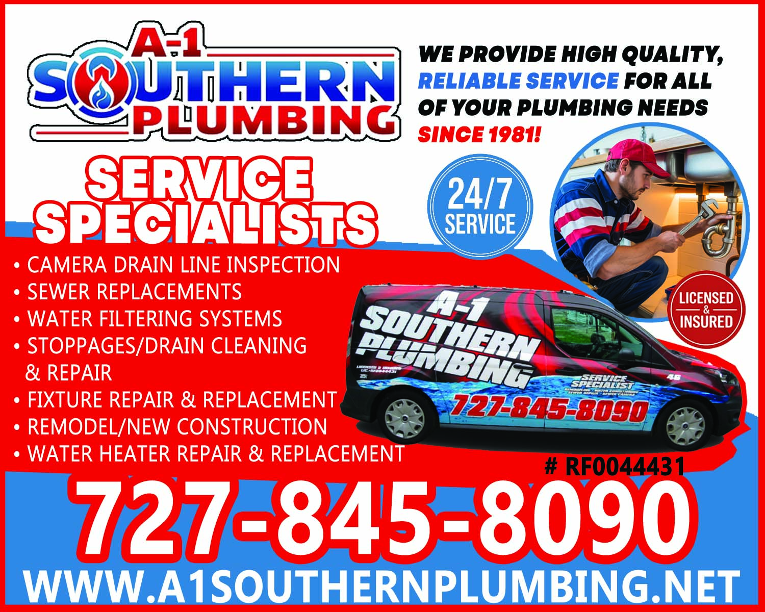 A1 Southern Plumbing ad