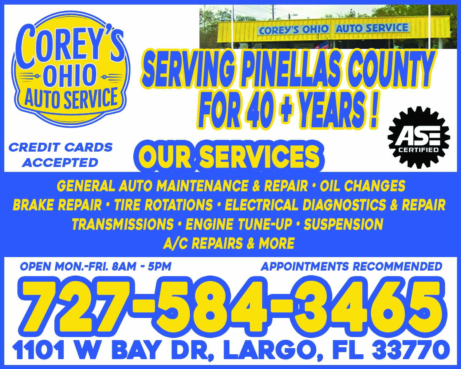 Corey's Ohio Auto Ad