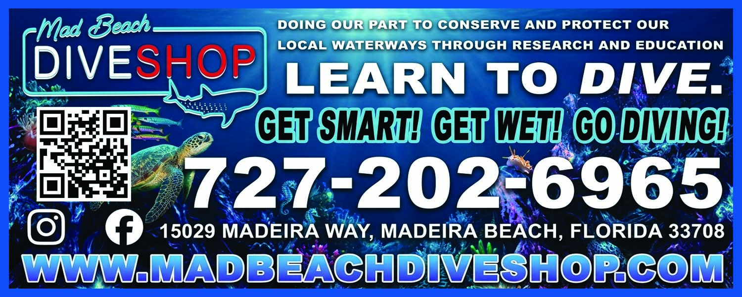 Mad Beach Dive Shop ad
