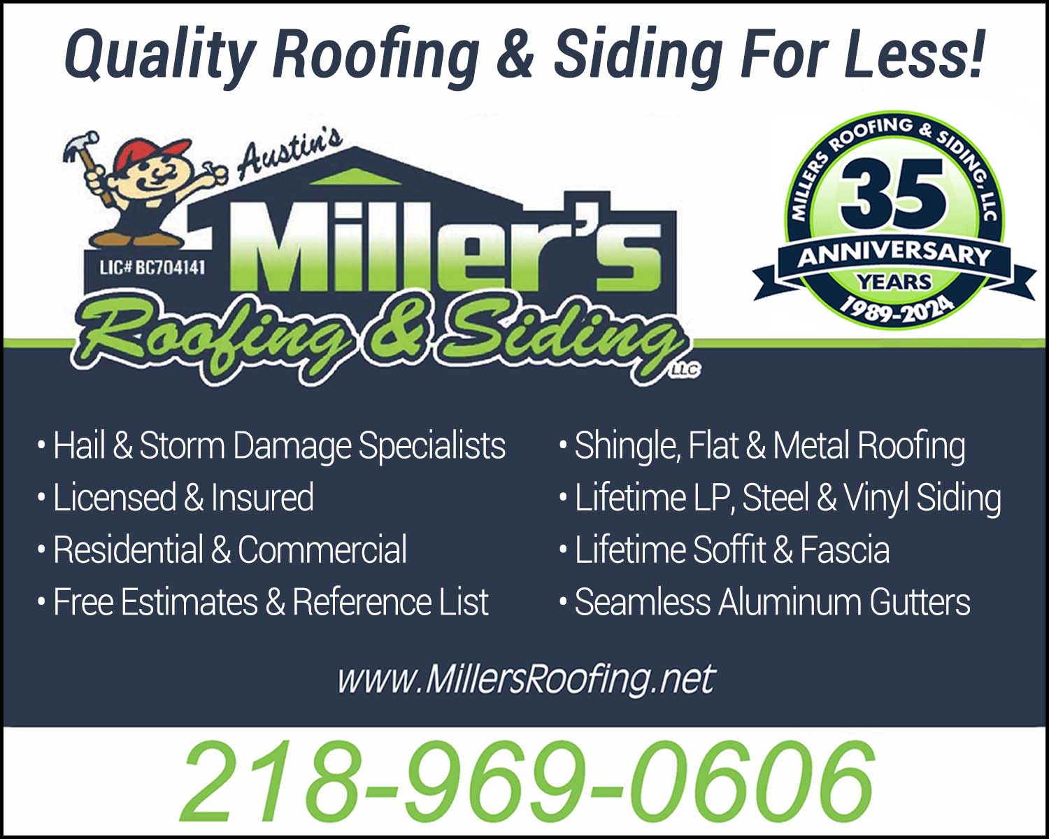 Millers Roofing and Siding