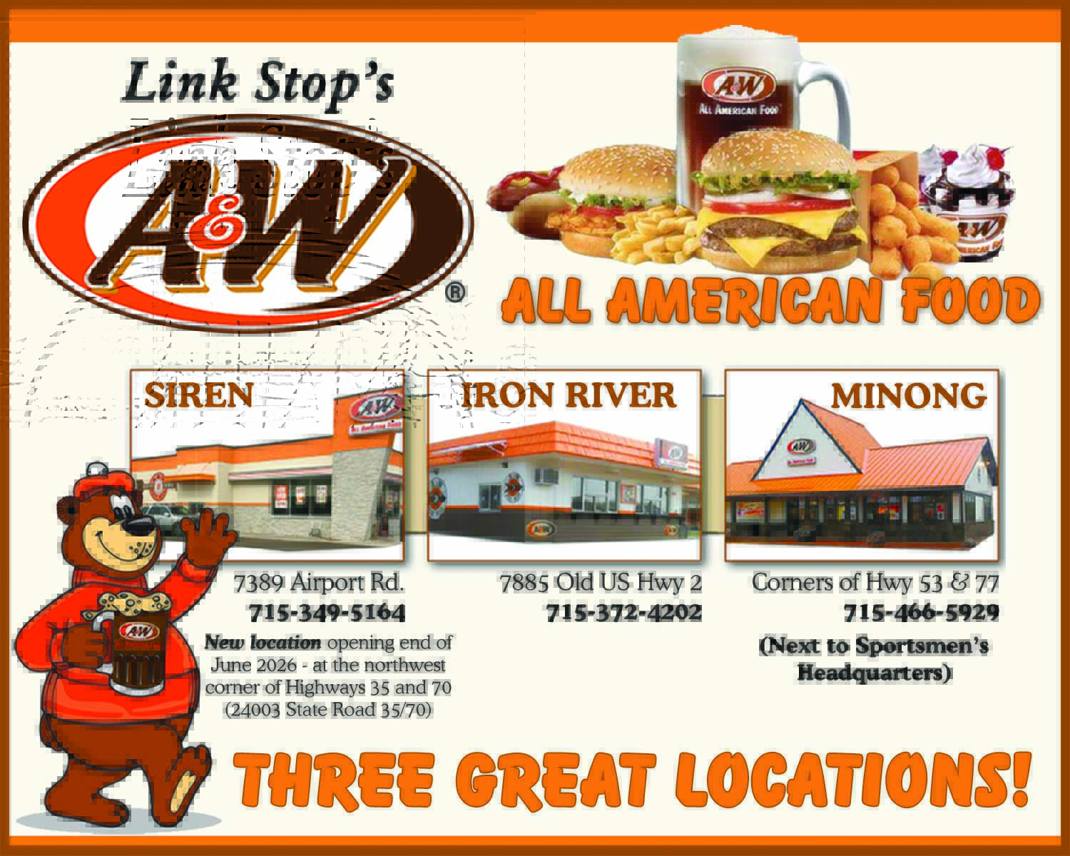 A and W - Link Stop