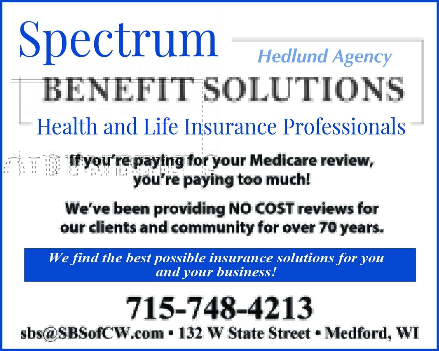Spectrum Benefit Solutions LLC